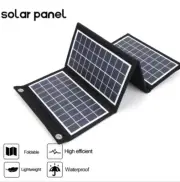 20W 5V solar folding bag charger, solar outdoor portable power bank charging