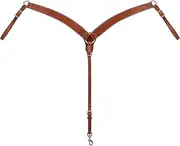 Weaver Leather Contoured Breast Collar, Canyon Rose 1 Count (Pack of 1)
