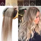 Balayage Clip In 100% Human Hair Extensions Real Remy Hair Full Head Wefts THICK