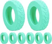 [Generic] Luggage Wheel Protector,Silicone Suitcase Wheel Protector - 8X Carry On Luggage Wheels Cover, Suitcase Wheels Chair Protective Covers