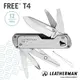 【LEATHERMAN】FREE T4 12用多功能工具刀 832686 登山 露營 求生 野外探險 多用途 螺絲 隨身工具組