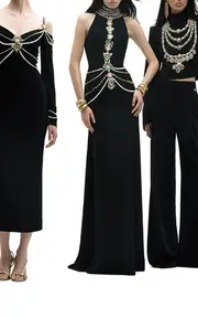 [Zuhair Murad] Wide Cady Trousers