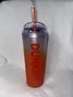 Dunkin' Donuts Summer 2024 Ombre Tumbler 24oz Orange