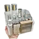 Lightweight Versatile Storage Box Plastic Vanity Case Cosmetics Storage Rack