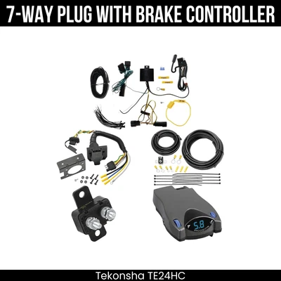 Tekonsha 7-Way Trailer Wiring Harness Kit + Brake Control For 23-25 Ford Escape