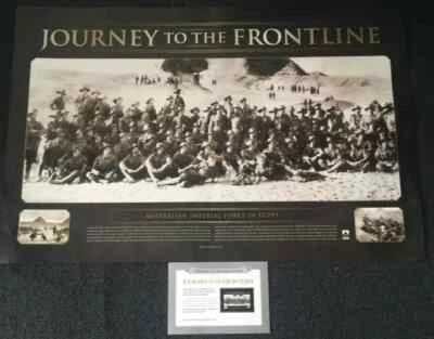 JOURNEY TO THE FRONTLINE - ANZAC GALLIPOLI LIMITED MILITARY WORLD WAR 1 PRINT