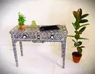 handmade bone inlay ,bone inlay consile,home decor furniture