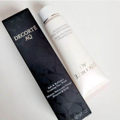 Decorte AQ Washing Cream Soft Radiance Foaming Face Wash 30ml new