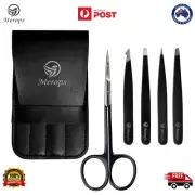 Professional Eyebrow Tweezers Set Scissors Hair Removal Plucker Beauty Tweezers