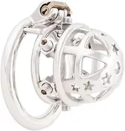 Jefisry Chastity Cock Cage 304 Stainless Steel Spiked Chastity Device Easy to Wear Male SM Exercise Sex Toys J6955 55mm