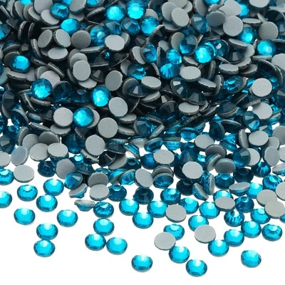 2880 Pcs Hotfix Rhinestone Flatback 2mm Gem Crystal, (SS6, Deep Blue)