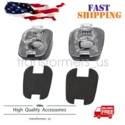 Set of 2 License Plate Light Rear Bumper Lamp Housing Cover For Nissan Frontier