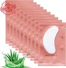50 Pairs Under Eye Pads - Lash Extension Gel Patches, Lint-Free Hydrogel (Pink)