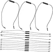 1 Pack Double Lock Tag Accessories Cylinder Hang Tag String Tag Rope Ties for Clothing Shoes Bags Luggage Dress Supplies (1000 Pieces/Pack)