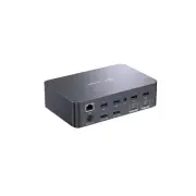 AV Access KVM Switch Dock 2 Monitors 2 Laptops, 4K KVM Switch Dual Monitor, 2...
