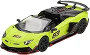 Mini GT 1/64 Lamborghini Aventador SVJ 63 Roadster Verde Shock (Green) (Left Handle) Finished Product MGT00887-L