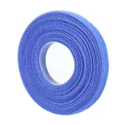 Reusable Cable Ties 5 Meters 10mm Hook and Loop Cord Wraps Blue Fasten for Home