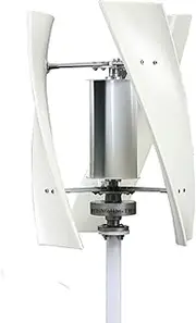 10000W Vertical Axis Maglev Wind Turbine Generator, 110V/220V 3 Blades Free Energy for Homeuse Windmills (Color : White, Size : 48V),48v