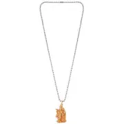 Indian Traditional Gold plated Radha Krishna Chain & Pendant For Unisex y837