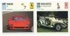 Edito-Service SA. collector super size cards. *English version*. lot of 2