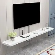 Wall Mounted TV Shelf Wall Shelf Floating Shelf TV Stand Media Console Unit Entertainment Centre TV Unit Storage Shelf Utility Shelve TV Bracket TV Wall Unit Decor Display Shelf Book Shelf TV Board