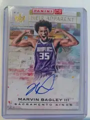 2018-19 NBA Court Kings Heir Apparent Rookie On Card Auto Marvin Bagley /199