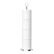 Toilet Paper Holder Standwith Reserve Function Free-standing Spare Rolls Stage