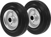 WEKADRIN 2pcs Shopping Cart Casters Go Kart Wheels Folding Dolly Cart Foldable Dolly Carts Trolley Go Cart Wagons Collapsible Wagon Caster Wheels Collapsible Cart Repair Tool Black Rubber