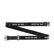 M SQUARE Luggage Strap �C Adjustable Travel Suitcase Belt for Extra Security Black