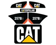 257B CAT Decals Stickers Skid Steer Set Kit - FREE SHIPPING