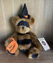 Boyds Bears Halloween Bear Plush "Boo Bee" Orange Bag "Bee Witched" Retired