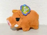 Bark Box Beau The Boar Warthog Plush Brown Size Large Dog Toy NWT