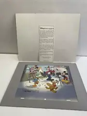 Mickey Mouse and Friends Team Members Only CalArts Commemorative Serigraph RARE
