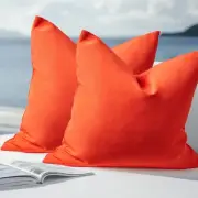 Waterproof Outdoor Pillows, Feather and Down Filled Outdoor Throw Pillows Wat...