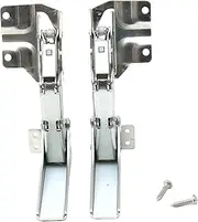 Ｂｅｓｇａ 2X Fridge Freezer Door Hinges Flat Hinges Maintenance Universal Refrigerator Door Hinges Mounting Screws for Dining Room RV