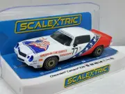 Scalextric C4300 Chevrolet Camaro Z28 Peter John DTM 1982, #7 1:32 Slot Car DPR