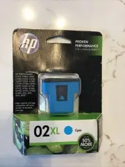 Genuine OEM HP 02 XL Cyan Ink Cartridge C8730WN Exp June 2013 NIB FREE SHIPPING
