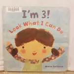 二手書📗英文繪本I'M 3 LOOK WHAT I CAN DO//MARIA CARLUCCIO//活動、手工藝