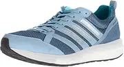 [adidas] Women's Adizero Tempo 9 Running Shoes Ash Grey/Cloud White/Shock Cyan