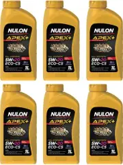 6 x Nulon Apex+ 5W-20 ECO C5 Engine Oil 1L Full Synthetic APX5W20C5-1