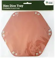 Let's Play Games Hex Dice Tray 8" (Red)