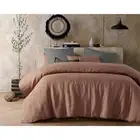 Vintage Design Homeware 100% Hemp Quilt Cover Set (Hazelnut) - King