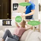 YA Video Intercom Doorbell Smart Dual Monitor Electronic Doorbell 16 Bells Night