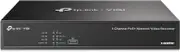 TP-Link VIGI 4 Channel PoE+ Network Video Recorder, Security Management, 4K, 16MP, 53W, 4-Channel Live View, H.265+, 24/7 Record, Two-Way Audio, Remote Control, Smart Detection (VIGI NVR1004H-4P)