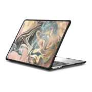 MacBook Air 13-inch (M2 - M4) Impact Case Vintage Rose Gold Marble by Nature Magick - Gray Copper Bronze Pink
