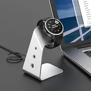 Aluminium Charger Stand for Garmin Vivoactive 3 4 4S/Fenix 5 5S 5X 6 6S 6X/Quatix 5/Forerunner 935/Approach S60 X10 X40/Vivosport/Vivomove 3 3S Luxe Style