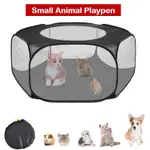 SMALL ANIMAL PLAYPEN | TRANSPARENT & PORTABLE FENCE PET TENT