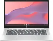 [HP] Chromebook 14a, 14-inch HD Display, Intel Processor N100, 4GB RAM, 64GB eMMC, Intel UHD Graphics, ChromeOS, Wi-Fi 6E, Bluetooth 5.3, Long Battery Life, Fast Charging, Glacier Silver, A1MT6PA