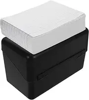 HOMOBABE 1 Set Index Card Storage Box Index Card Holders Office Accessory Memo Pads Holder Note Cards Case Index Card Case Business Card Holder Index Cards Holder Note Holder Paper