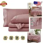 Ultra-Soft King Size Sheet Set - 15-Inch Deep Pockets & All-Season Comfort
